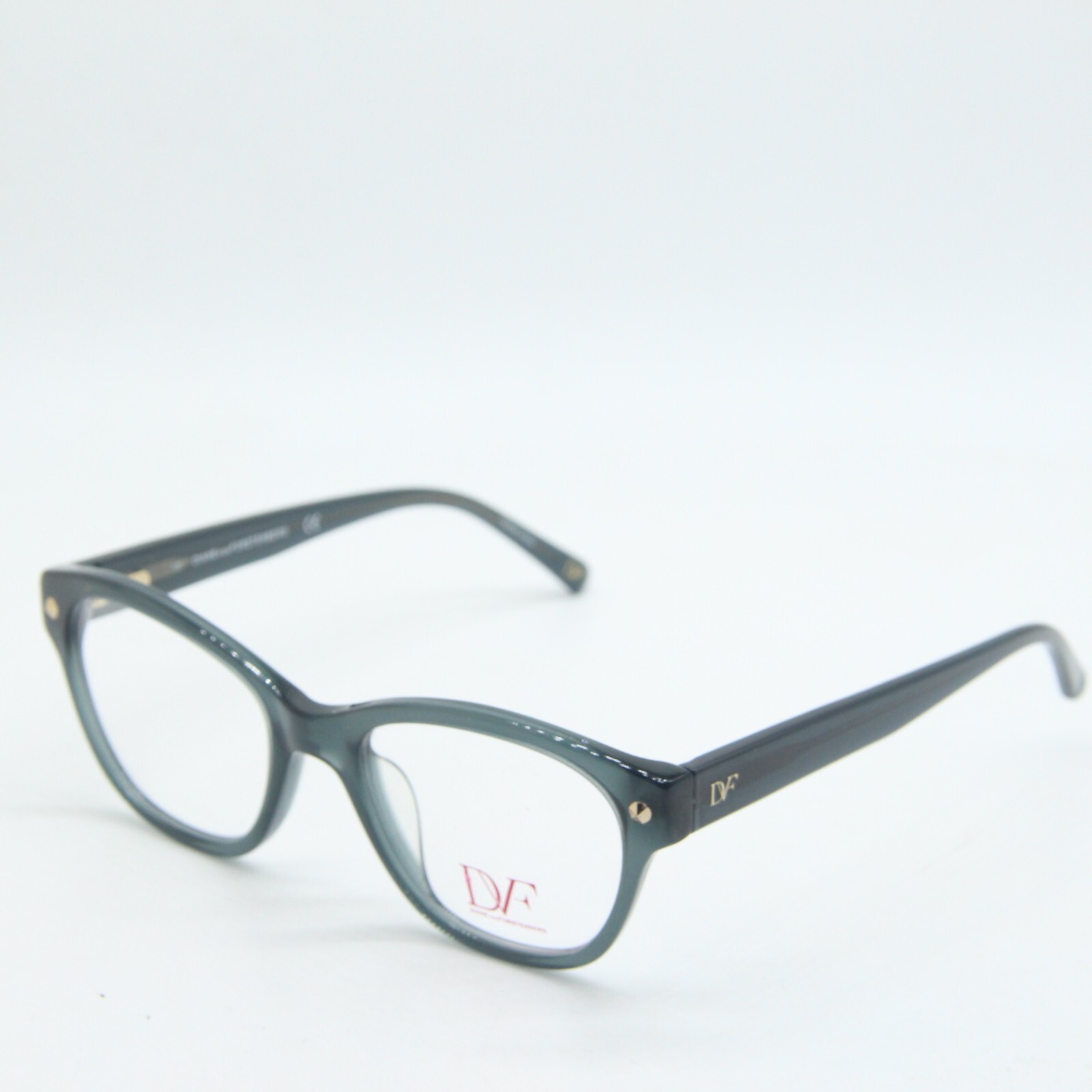 NEW DIANE VON FURSTENBERG DVF5072 458 GREEN AUTHENTIC EYEGLASSES 50-19