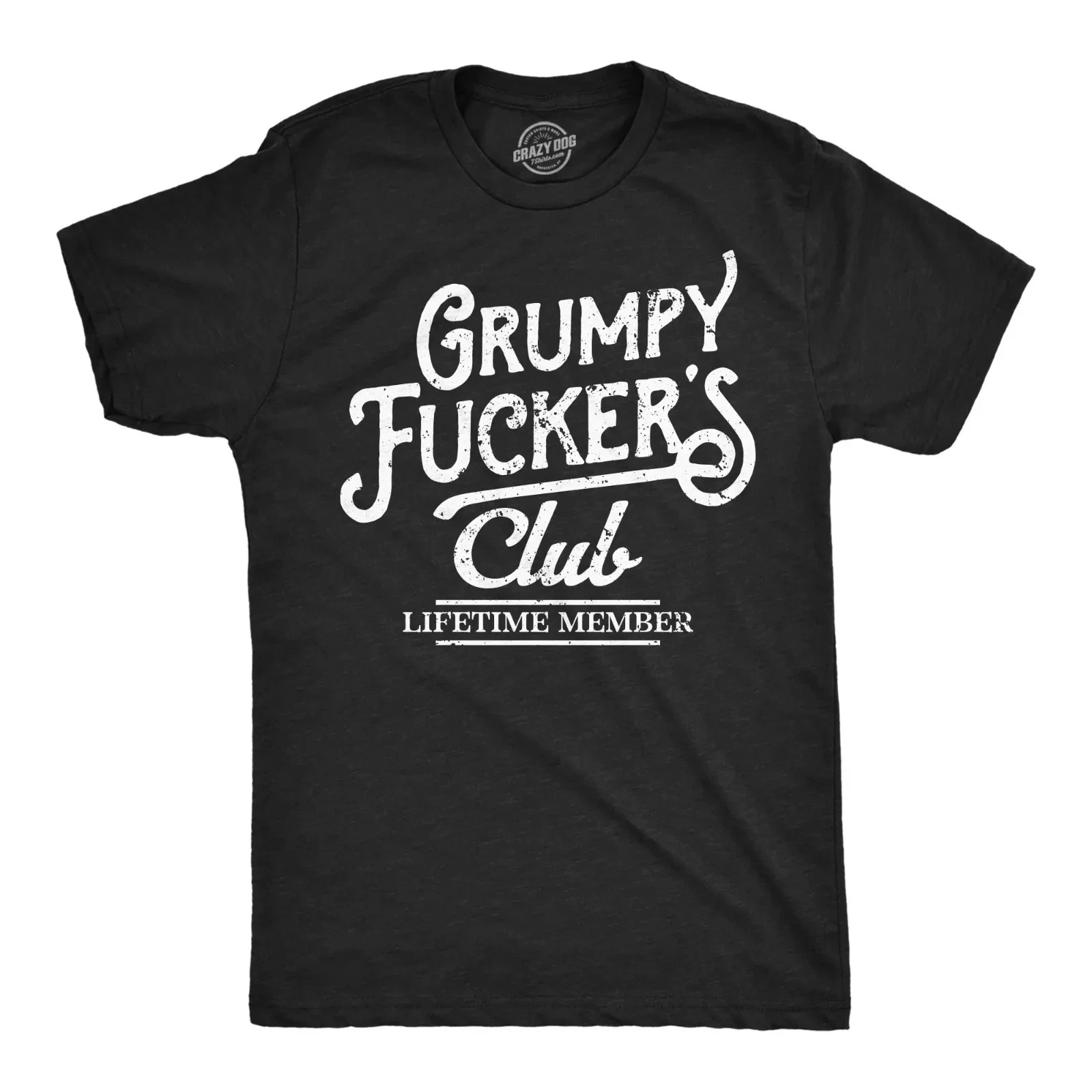 Mens Funny T Shirts Grumpy F*ckers  Sarcastic Graphic Novelty Tee  Sizes S-5XL