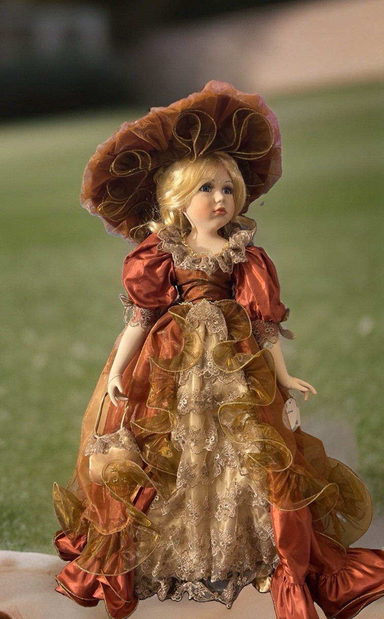 Delton Victorian Porcelain Doll “Alexa”LE48/1500, 28 in, 2006 Delton Victorian Porcelain Doll “Alexa”LE48/1500, 28 in, 2006
