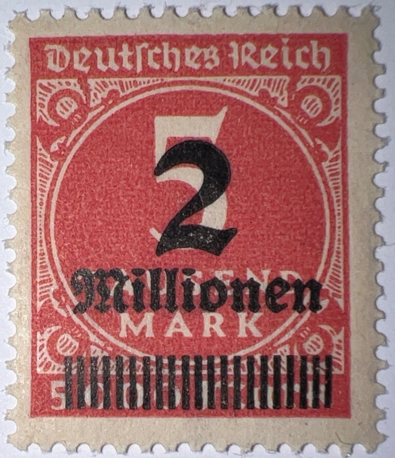 Travelstamps: 1923 Germany Deutsches Reich Stamps Mi: Nr. 312, Mint , Og, Nh MNH