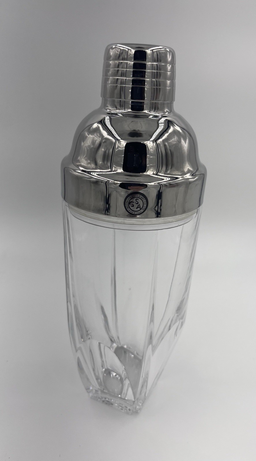 Godinger Silver Art co Crystal Cocktail Shaker