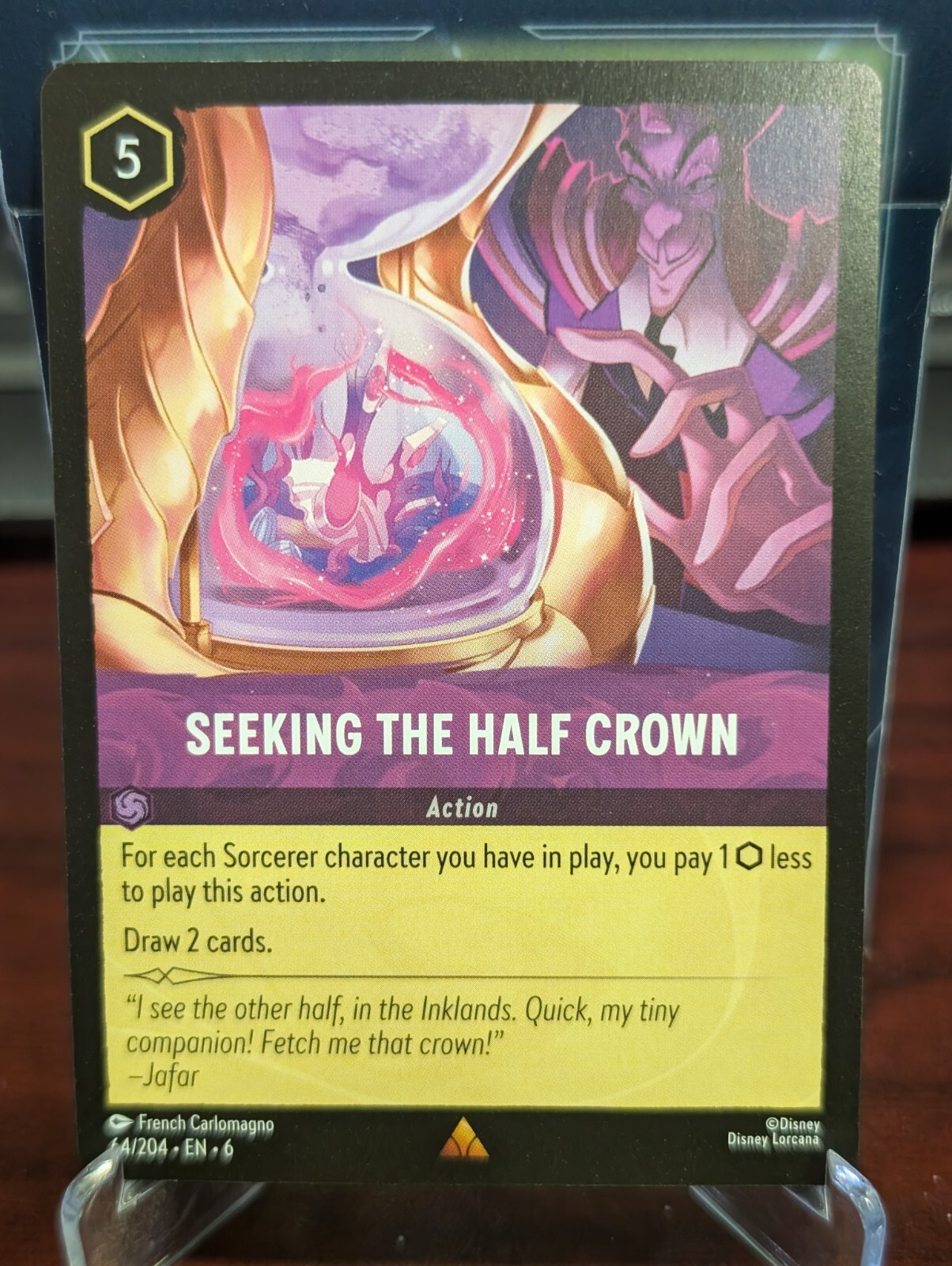 Seeking the Half Crown Disney Lorcana Azurite Sea 64/204 Non Foul