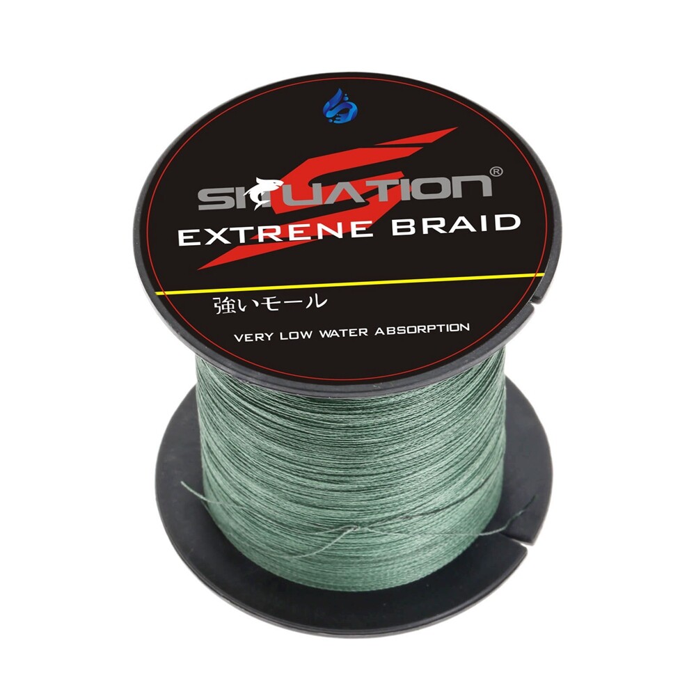 1 Spool 100M/300M/500M/1000M Fishing Line Super Strong Durable Braided 4 Strands