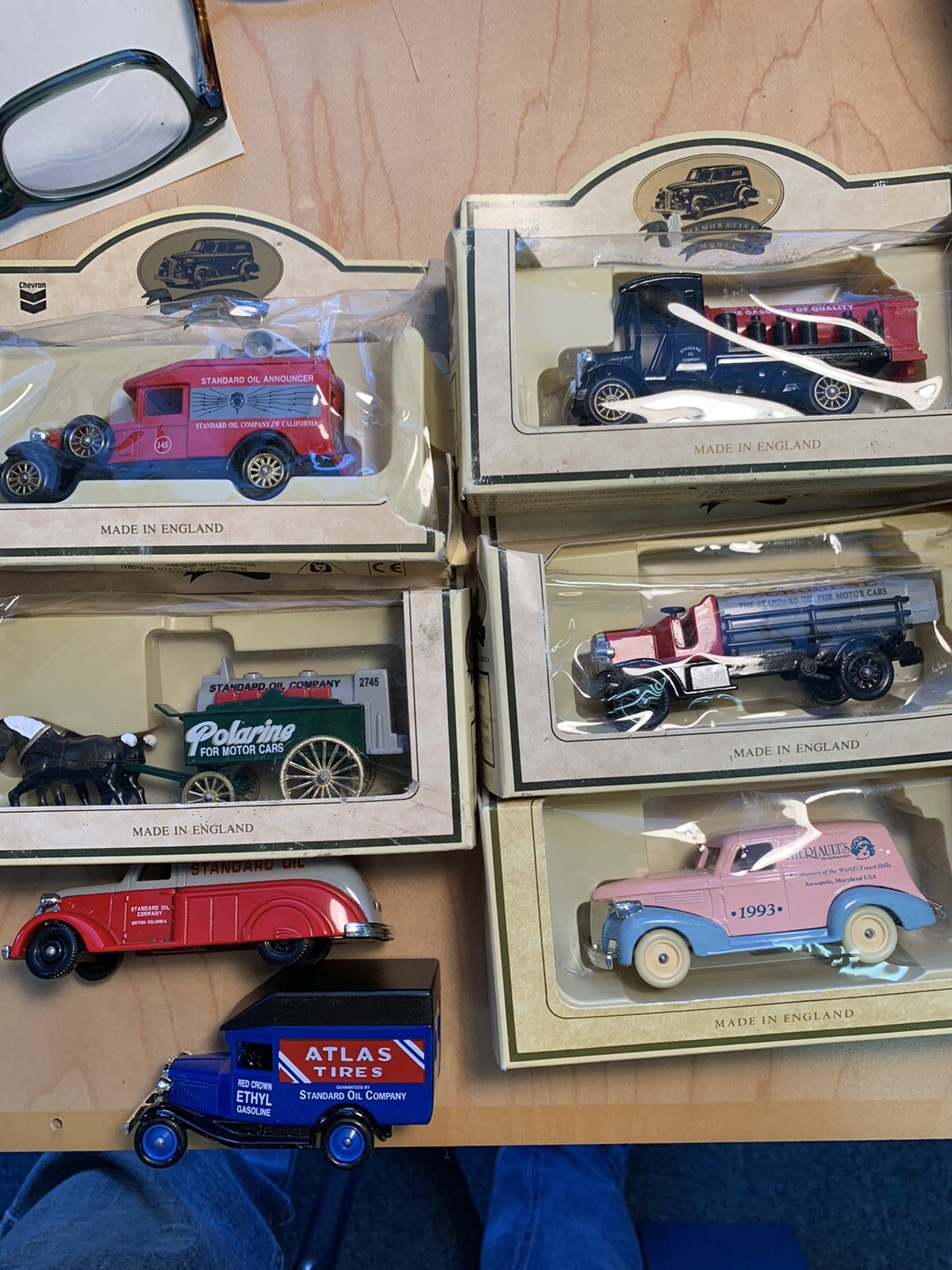 Chevron Standard Oil Red Crown / Lledo Commemorative Models - Lot of 7 Die Cast Chevron Standard Oil Red Crown / Lledo Commemorative Models - Lot of 7 Die Cast