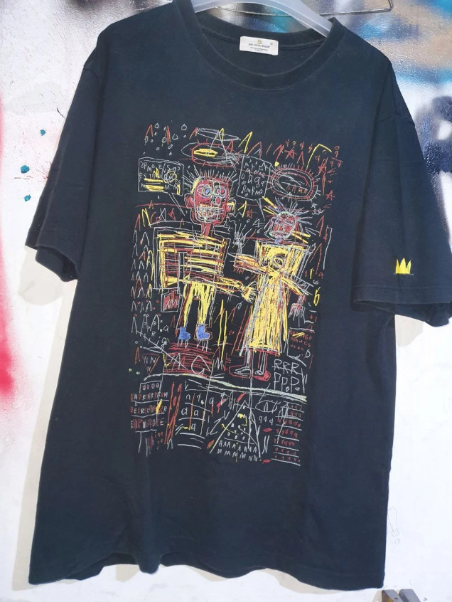 Jean-Michel Basquiat Art Short Sleeve Black Unisex Tshirt Men Women