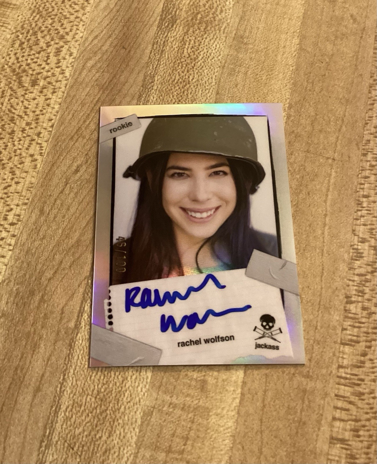 2022 ZEROCOOL JACKASS TRADING CARDS RACHEL WOLFSON SILVER ROOKIE AUTOGRAPH /100 2022 ZEROCOOL JACKASS TRADING CARDS RACHEL WOLFSON SILVER ROOKIE AUTOGRAPH /100