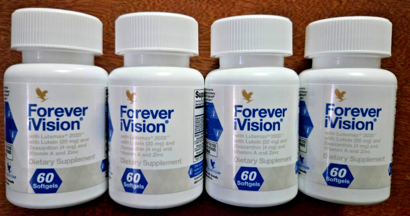 4 bottles Forever iVision (60 softgel)- complete eye support for digital age 4 bottles Forever iVision (60 softgel)- complete eye support for digital age