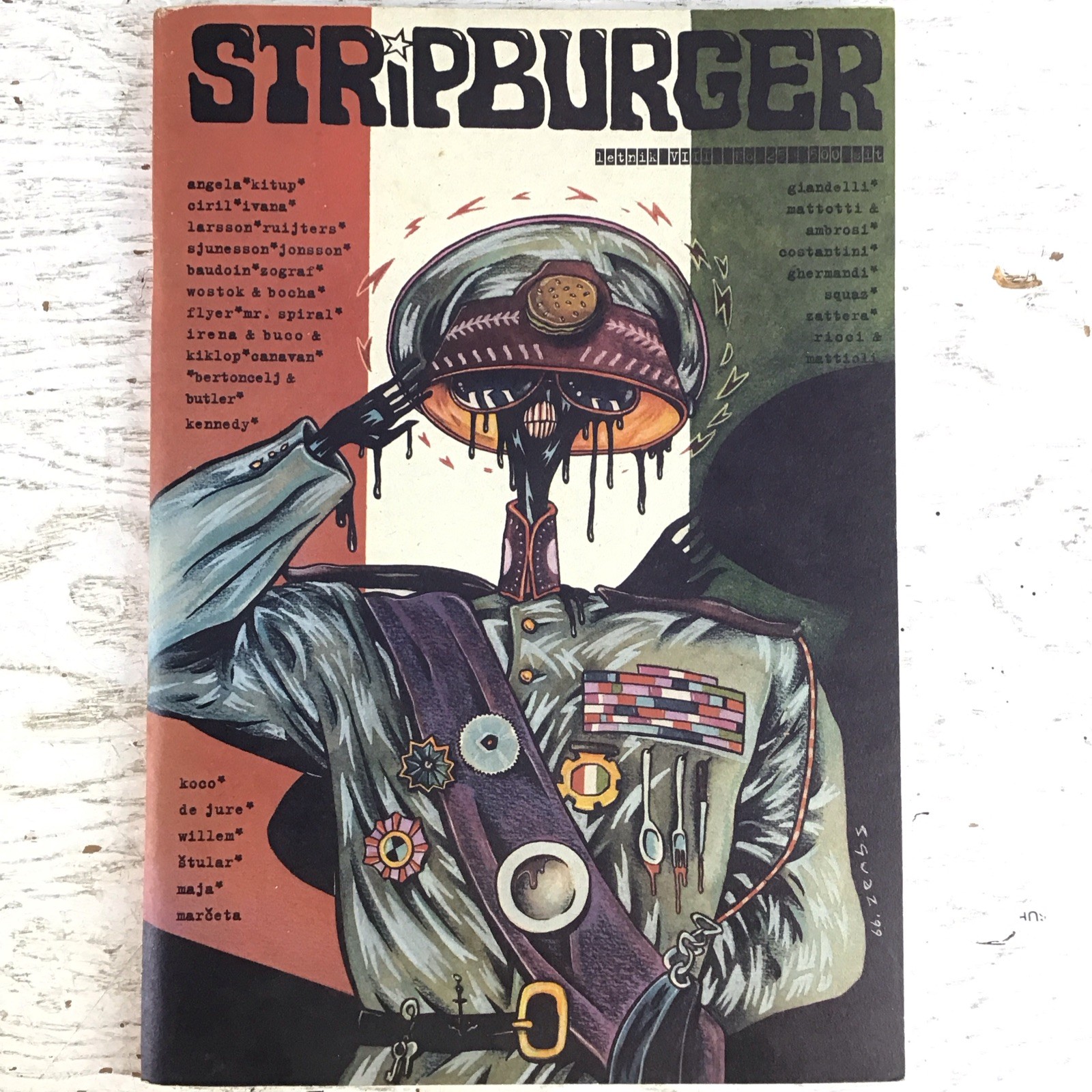 Vintage Slovenia Stripburger #25 1999 International Alternative Comic book