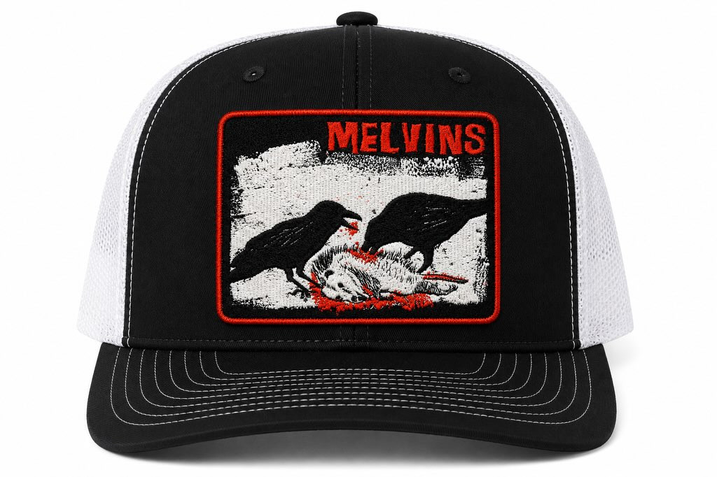 Melvins Murder Meal Cap Trucker Snapback Hat Remake Melvins Murder Meal Cap Trucker Snapback Hat Remake