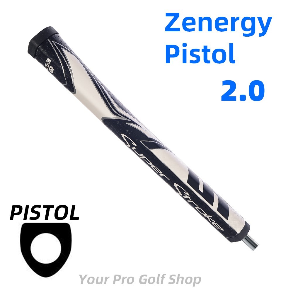 NEW FOR 2023 Super Stroke Zenergy Pistol 1.0 or 2.0 Putter Grip - PICK COLOR