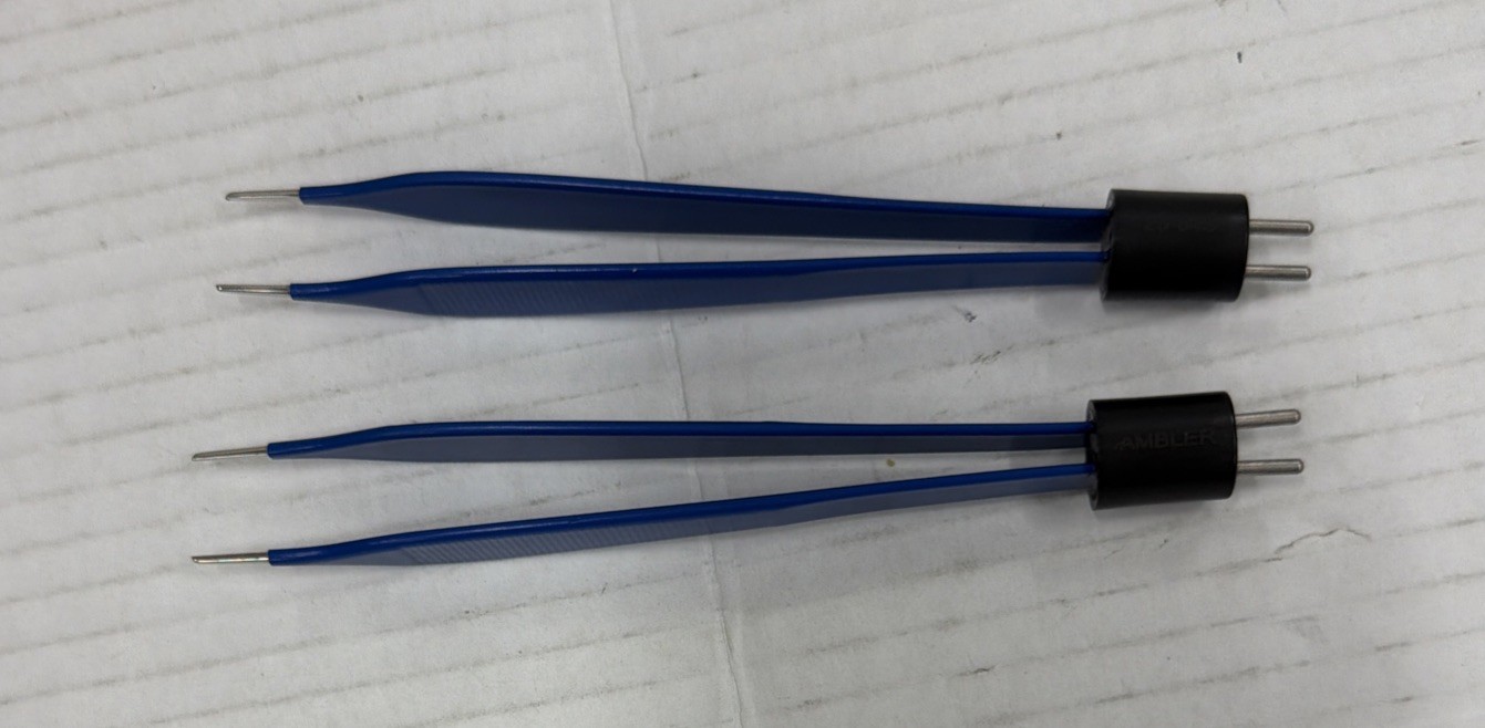 Ambler Surgical 25-045 Adson Bipolar Forceps, 5” Straight (set Of 2)