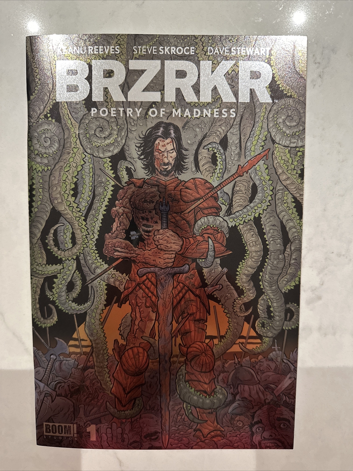 BRZRKR Poetry of Madness (2023) Cover C Foil (NM/M) Boom Studios BRZRKR Poetry of Madness (2023) Cover C Foil (NM/M) Boom Studios