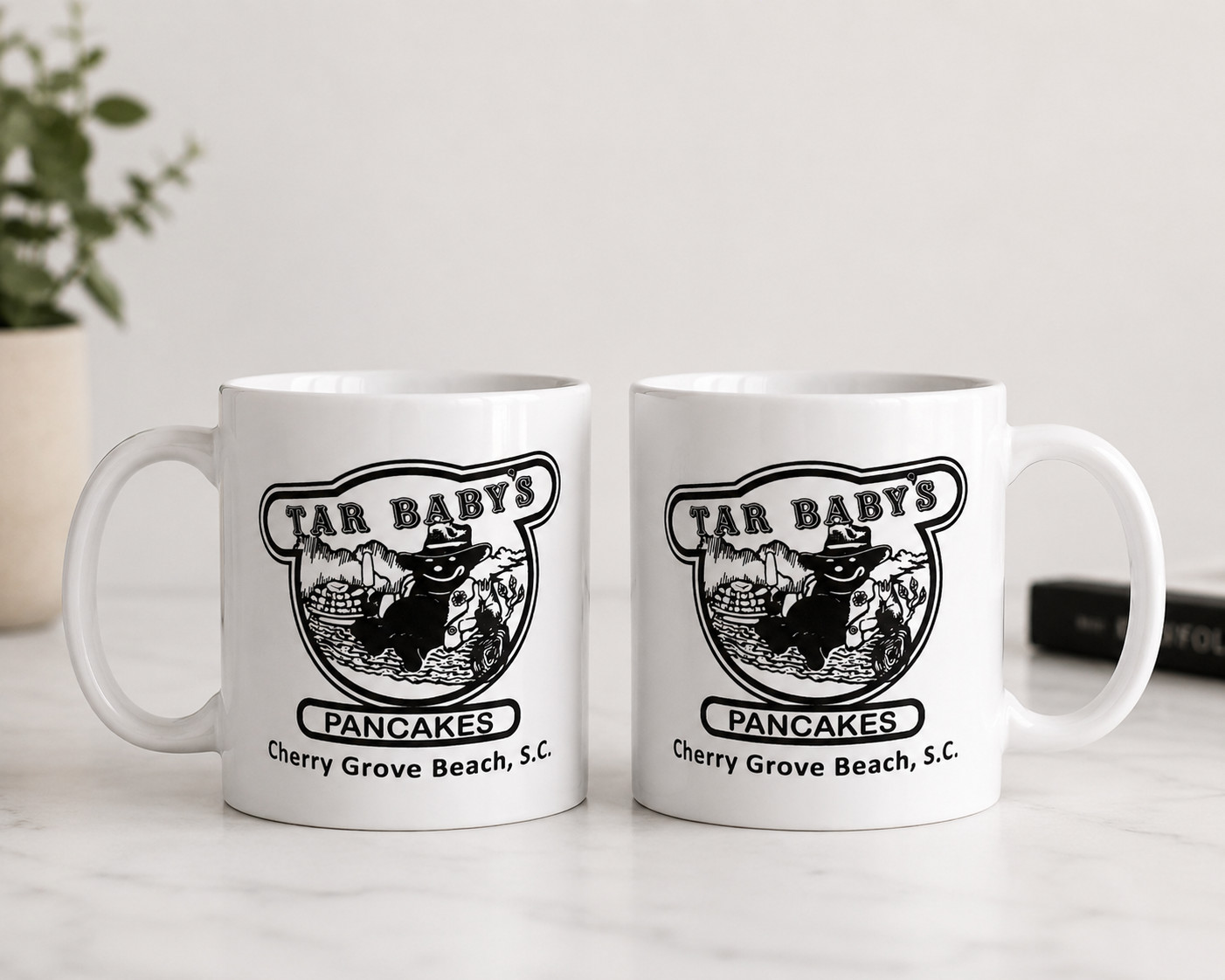 Tar Baby\'s Pancakes Restaurant Logo Coffee Mug Tar Baby\'s Pancakes Restaurant Logo Coffee Mug