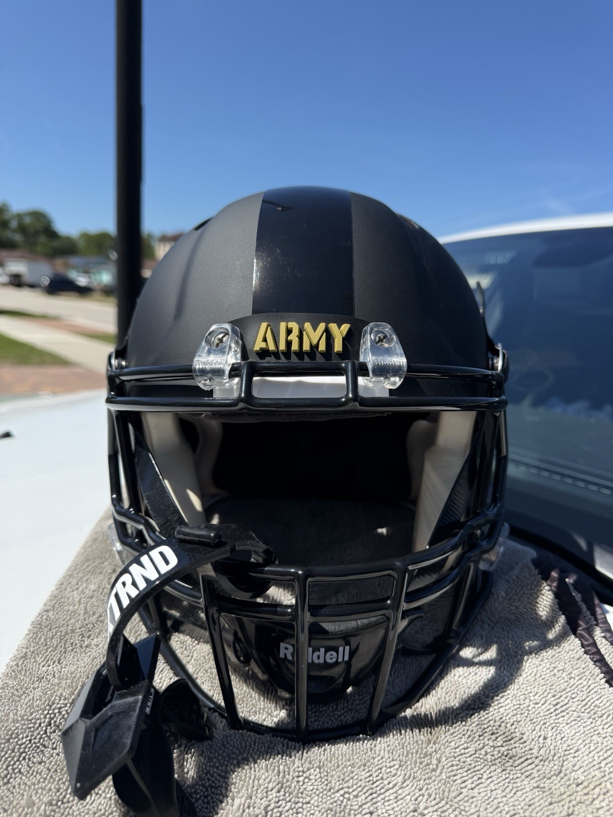 ARMY BLACK KNIGHTS USMA DELTA FORCE CUSTOM RIDDELL SPEED FULL SIZE HELMET