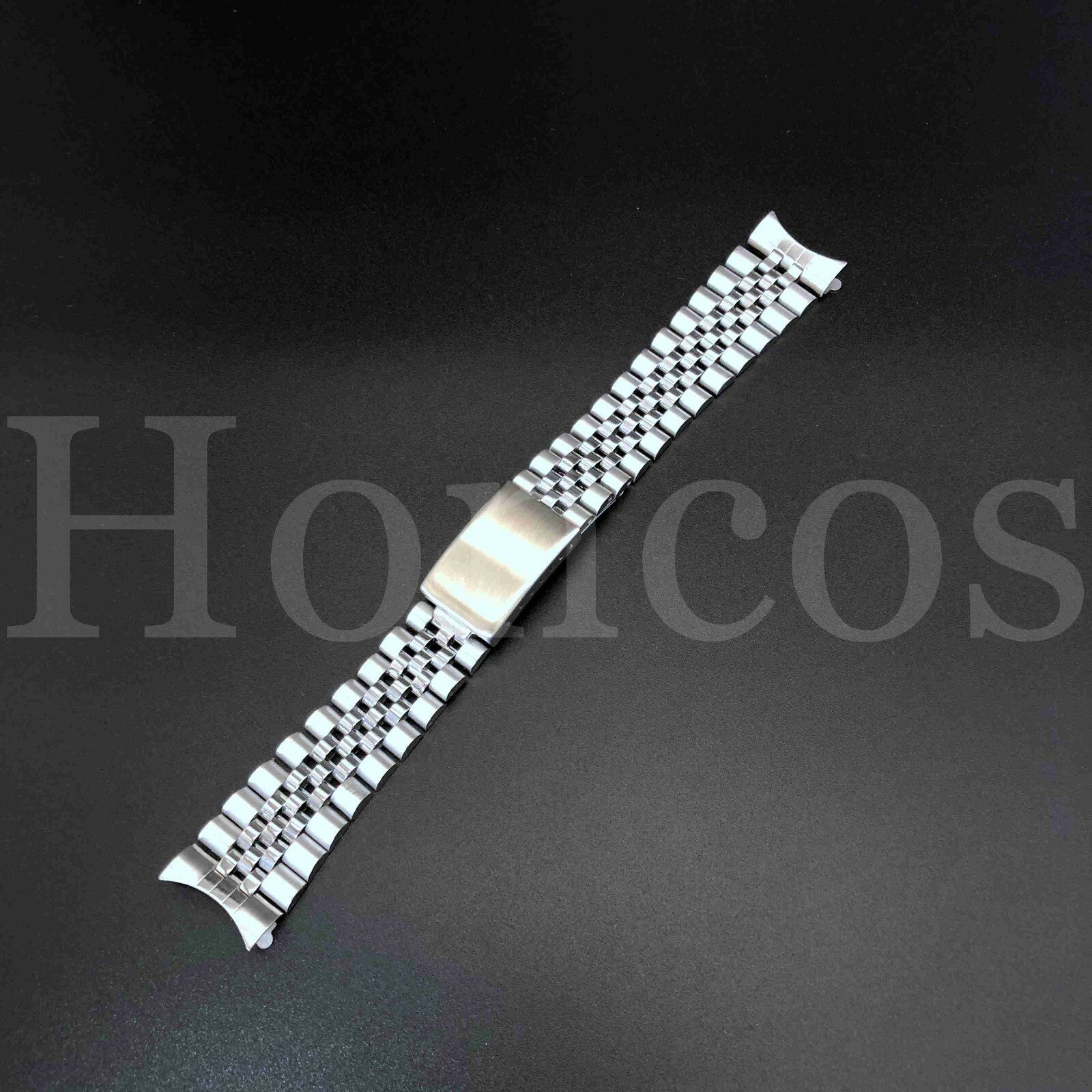 18MM JUBILEE WATCH BAND FITS FOR Seiko 5 SNKL23 SPRING BARS SILVER REPLACEMENT 