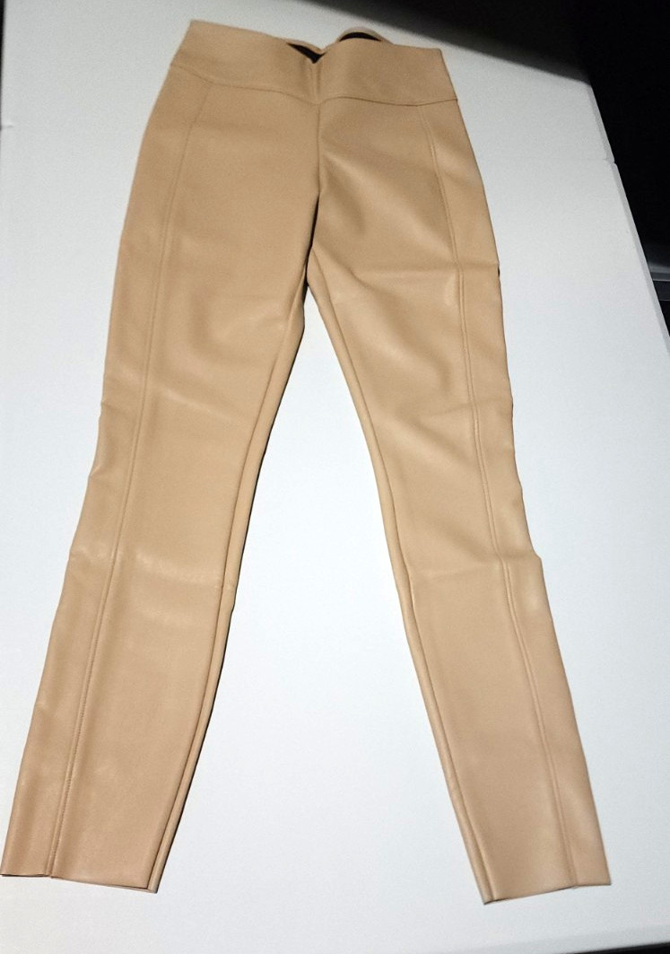 Wolford New US 8 Cafe Au Lait Edie Forming Shaping Leggings Vegan Pants EU 38