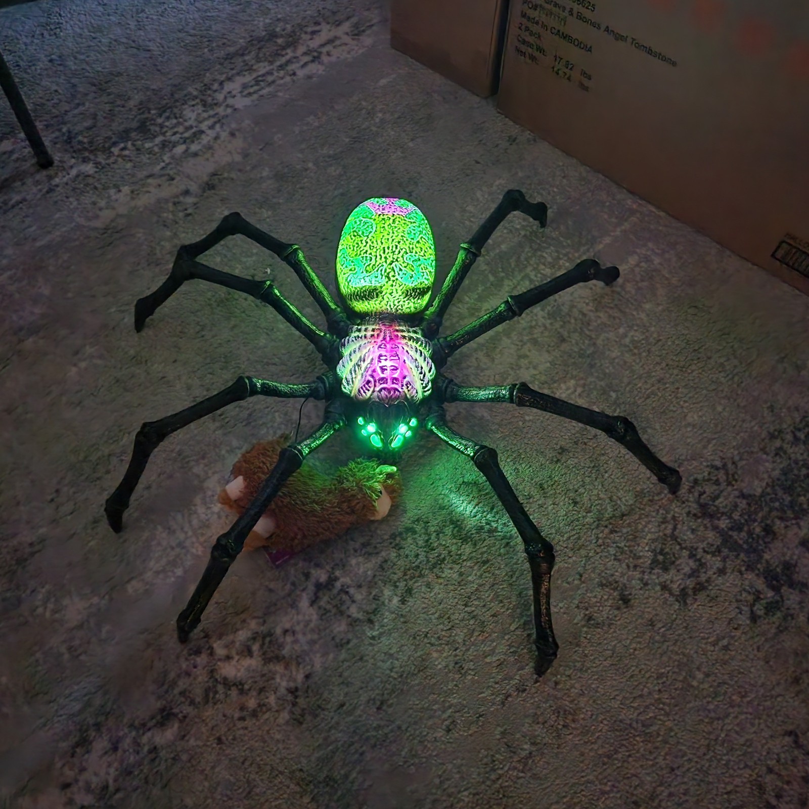 Home Depot Halloween Classics LED Poseable Spider New in Box 2026