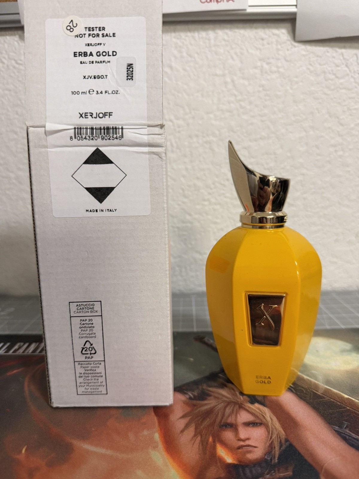 Xerjoff Erba Gold Eau de Parfum 3.4oz / 100 ml tester Authentic Xerjoff Erba Gold Eau de Parfum 3.4oz / 100 ml tester Authentic