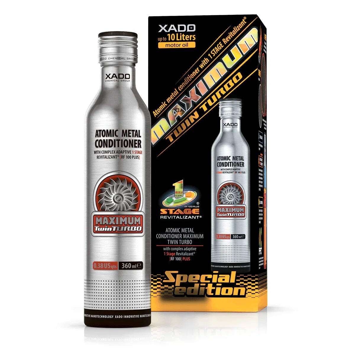 XADO Atomic Metal Conditioner Maximum Twin Turbo - 360 ml