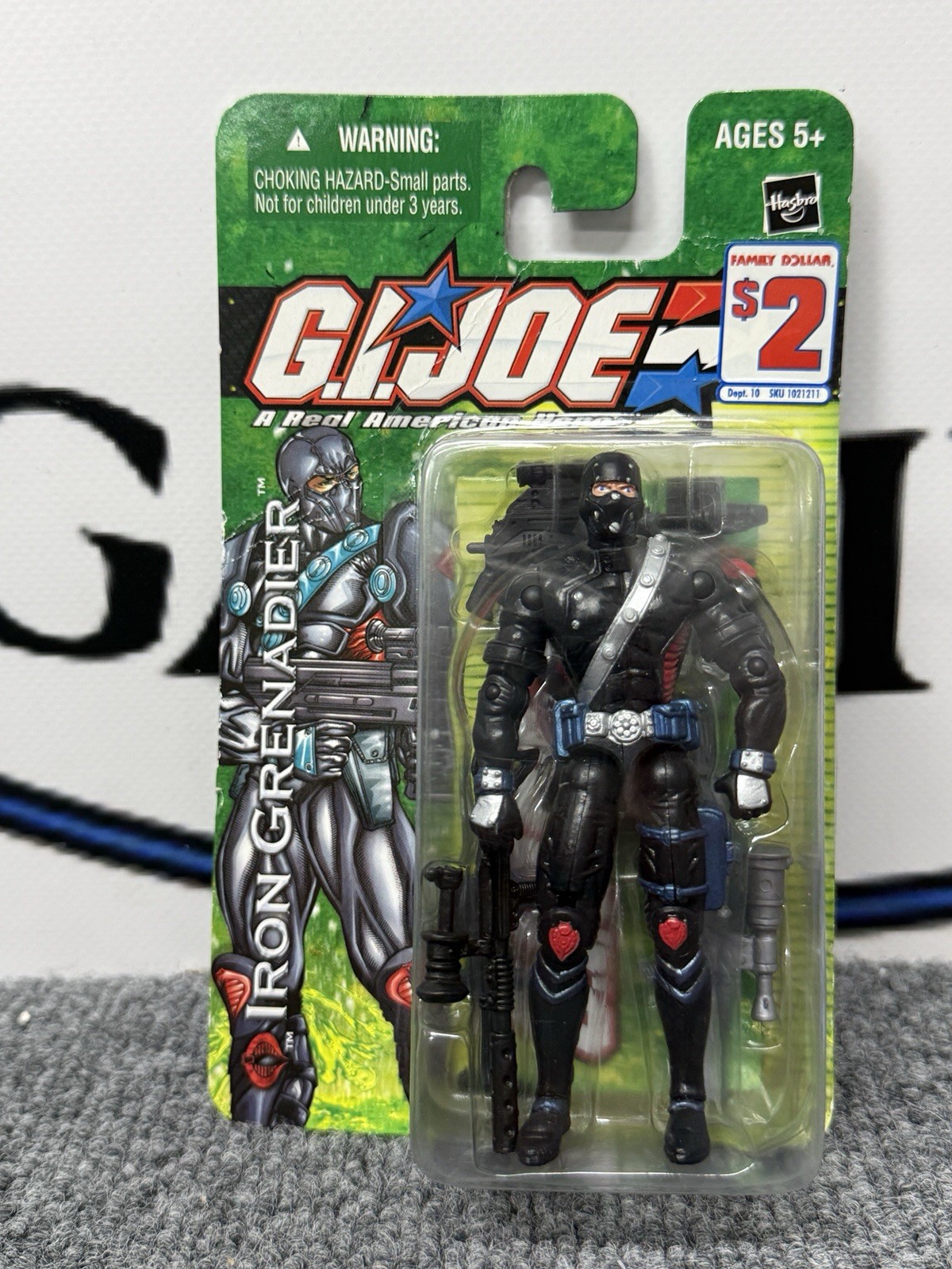 GI Joe Iron Grenadier V2 2003 Hasbro 3.75 - NEW GI Joe Iron Grenadier V2 2003 Hasbro 3.75 - NEW