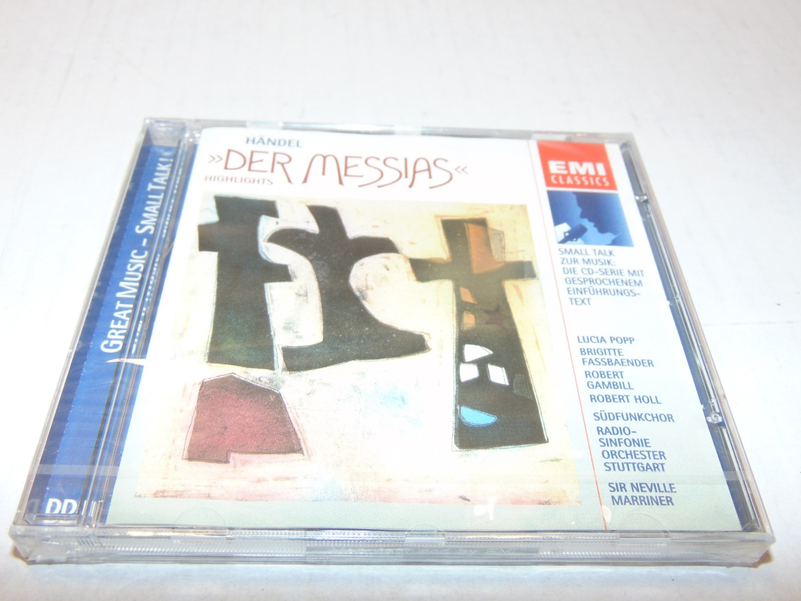 Handel Der Messias EMI Classics 1997 CD New Sealed Handel Der Messias EMI Classics 1997 CD New Sealed
