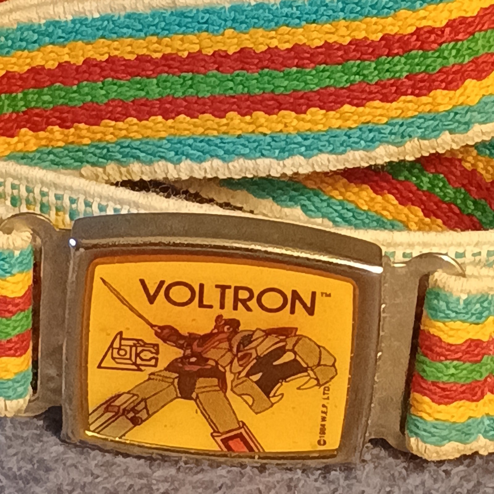 Vtg Voltron Kids Belt Vtg Voltron Kids Belt