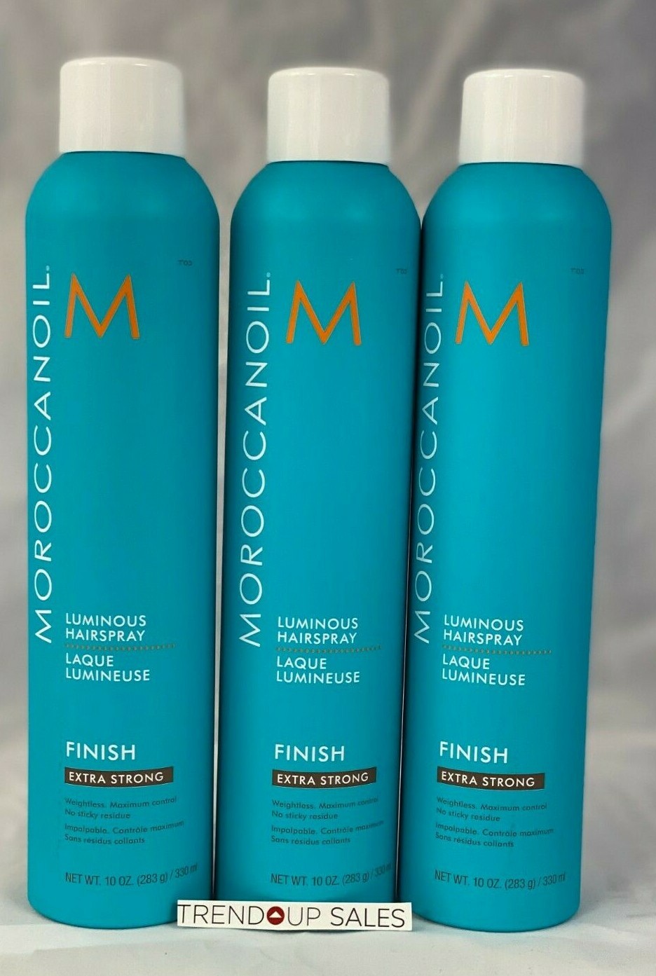MoroccanOil Luminous Hairspray EXTRA Strong Hold 10  oz -PACK OF 3   GUARANTEED