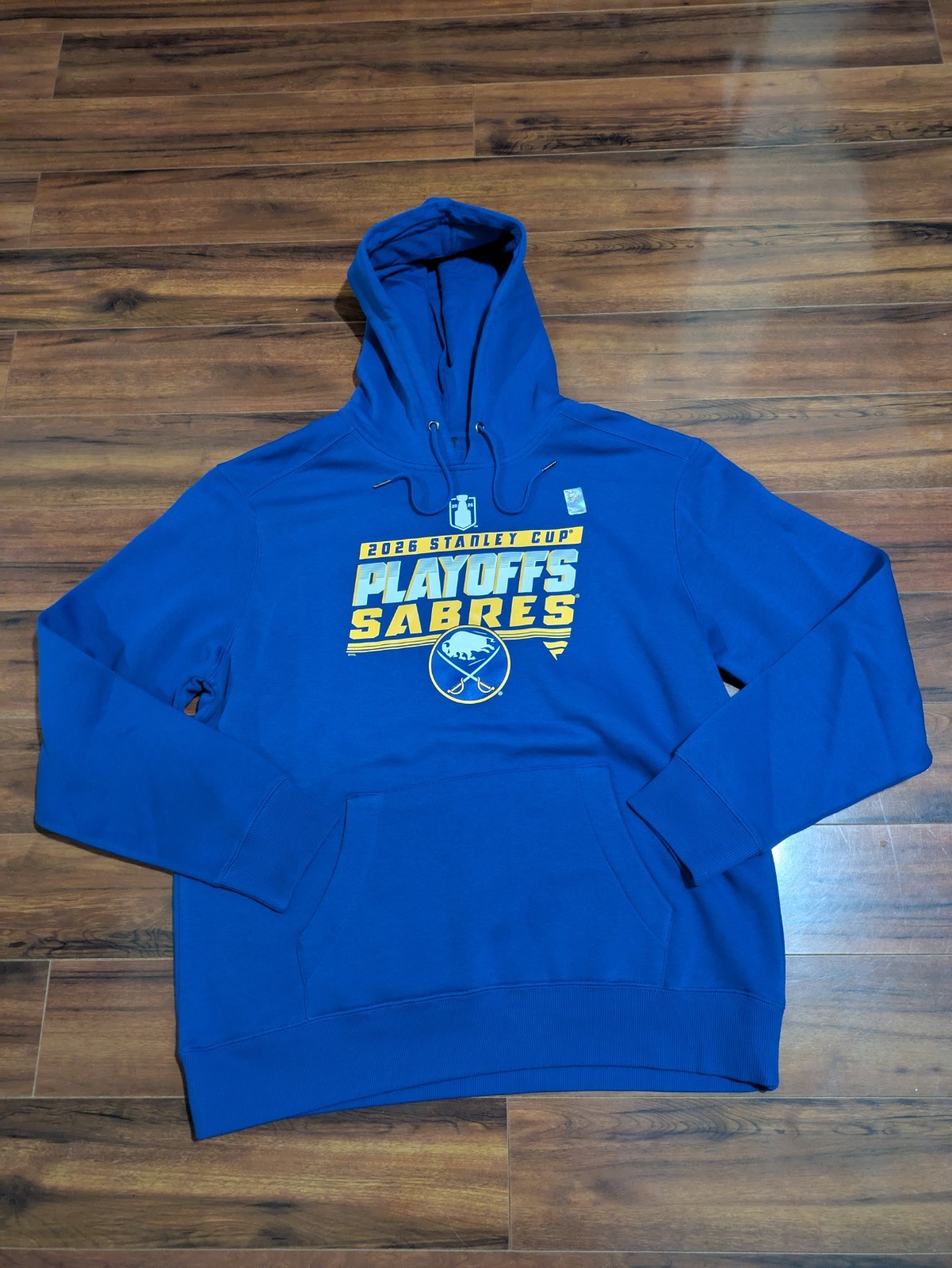Buffalo Sabres 2026 Stanley Cup Playoffs Pull Over Hoodie Fanatics Blue Men's XL Buffalo Sabres 2026 Stanley Cup Playoffs Pull Over Hoodie Fanatics Blue Men's XL