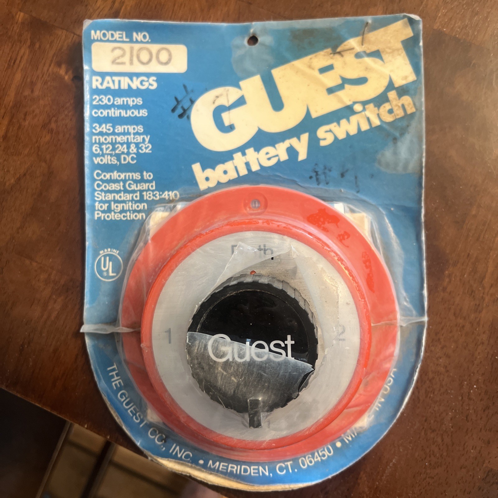 GUEST 2100 BATTERY SWITCH WITH AFD 2100 NOS in Original Package 