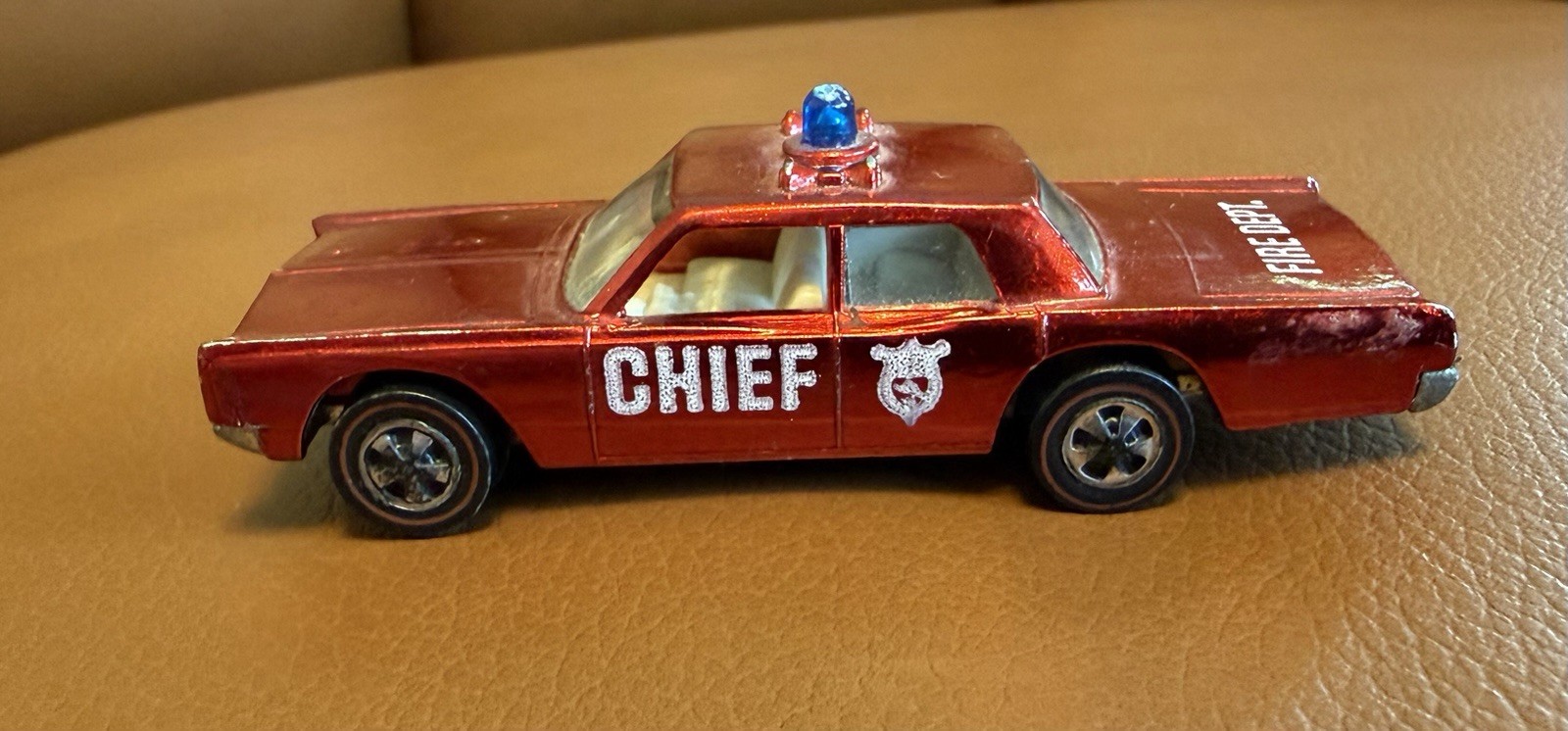 Vintage 1968 Hot Wheels Redlines Cruiser Fire Chief Car U.S.A Vintage 1968 Hot Wheels Redlines Cruiser Fire Chief Car U.S.A