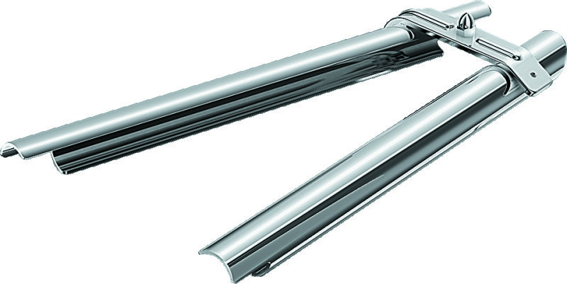 Kuryakyn 7853 Chrome Downtube Covers 2000-2006 Harley-Davidson Softail