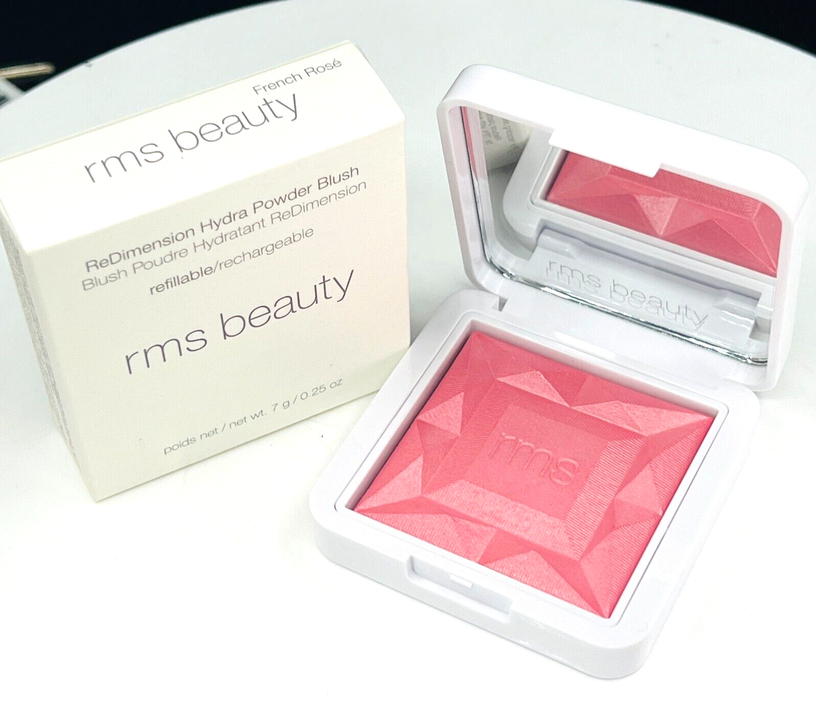 RMS beauty ReDimension Hydra Powder Blush French Rose -7g/0.25oz