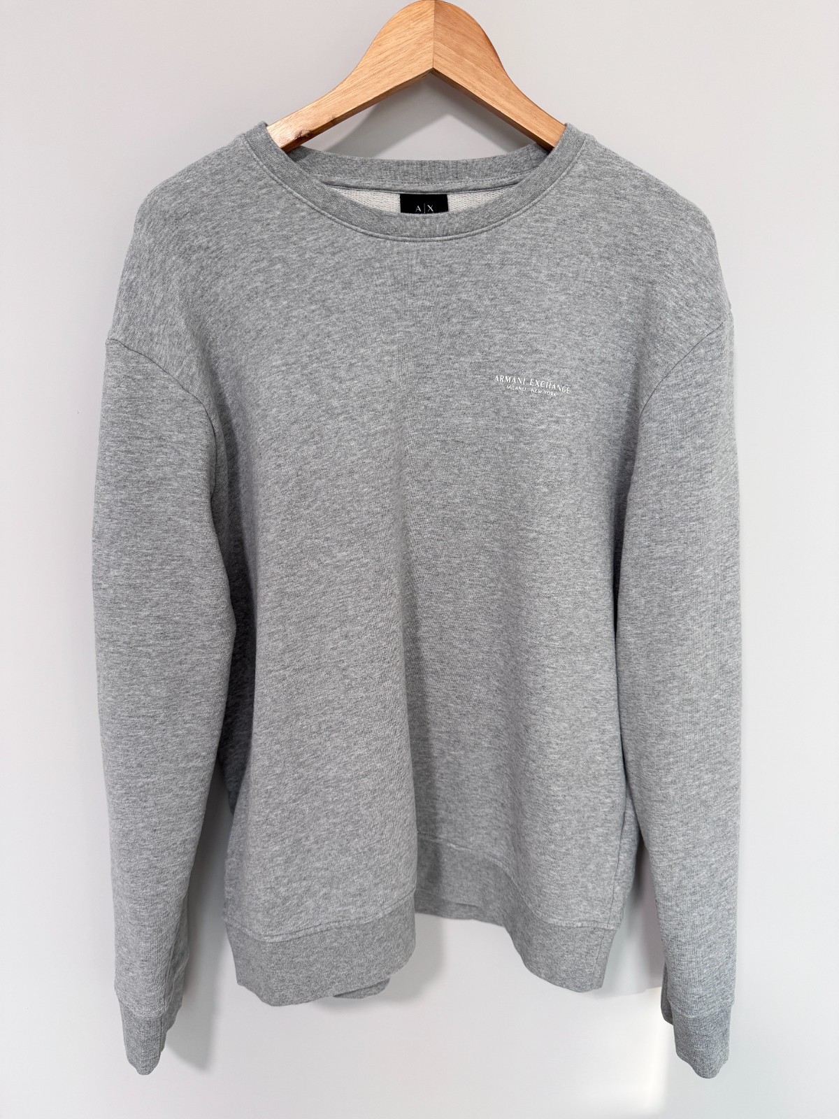 Armani Exchange Small Logo Crewneck Sweatshirt / Pullover Size XL Armani Exchange Small Logo Crewneck Sweatshirt / Pullover Size XL