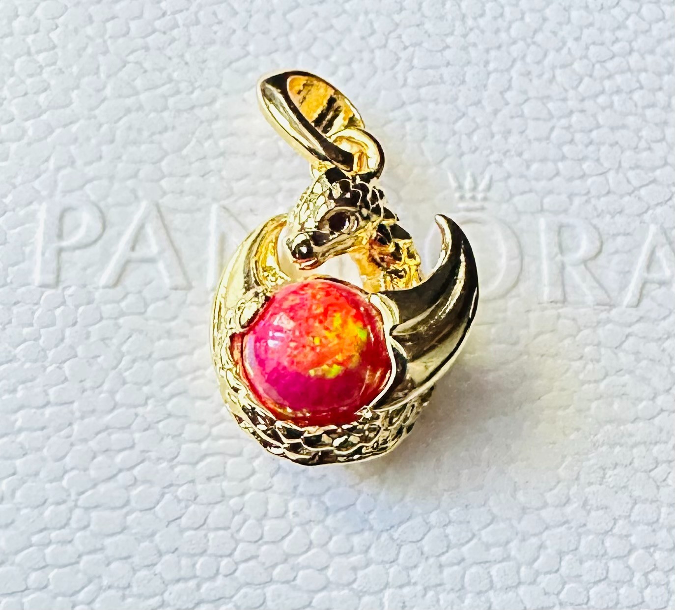 Game of Thrones House of Dragons Dragon Fire Charm 762972C01 +FREE Gift Box