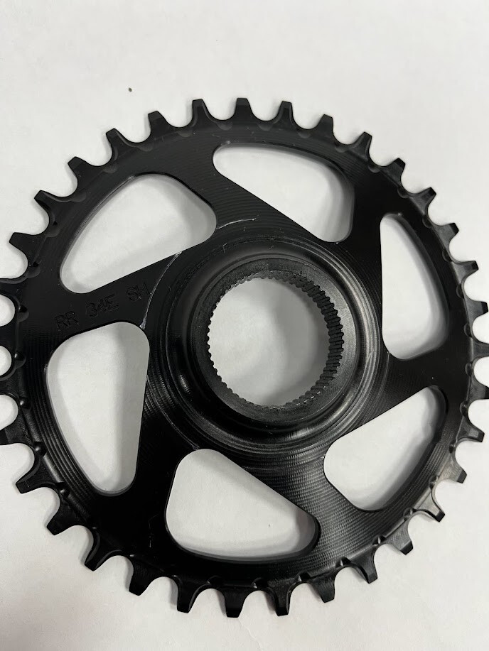 Hope E-Bike Spiderless Retainer Ring - Shimano - 34T - Black Hope E-Bike Spiderless Retainer Ring - Shimano - 34T - Black