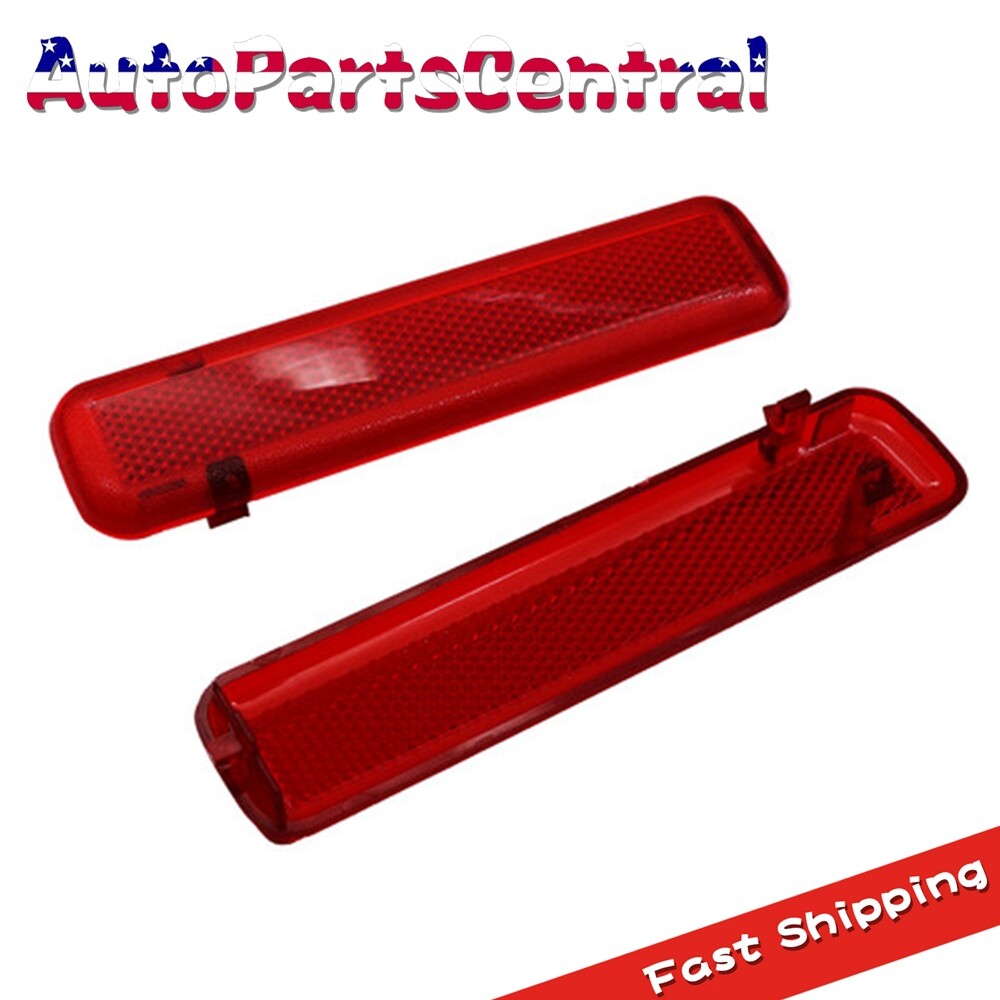 2pcs L&R Rear Inside Door Trim Reflector for Chevy Suburban Tahoe 03-2006