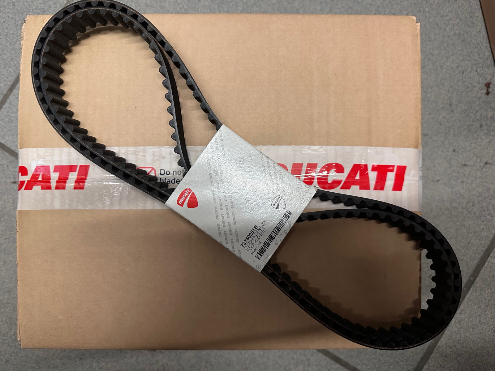 Pair Timing Belts Ducati GENUINE - HYPER SUPERSPORT MONSTER