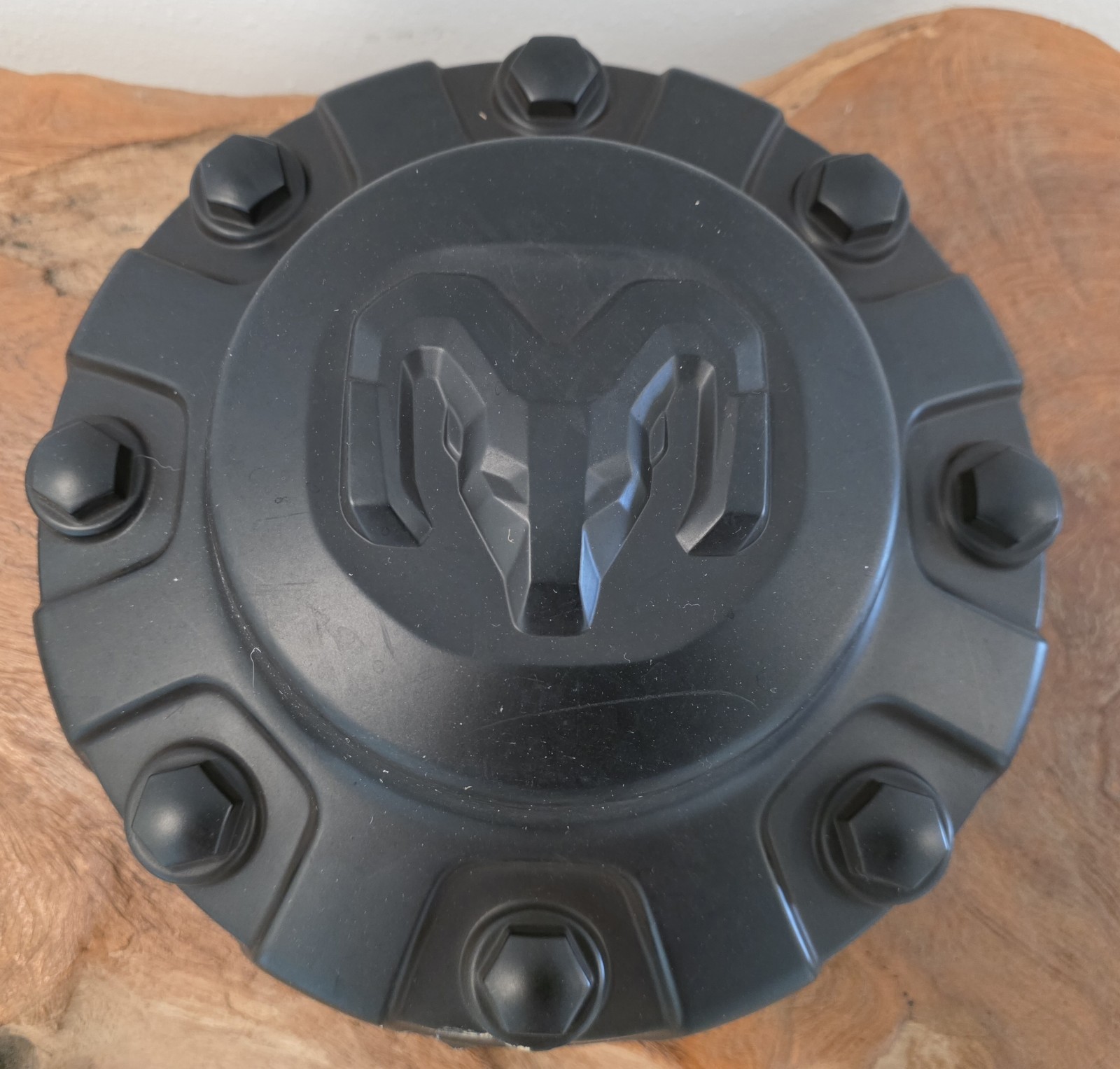 ☆OEM☆ 2019-2026 Dodge Ram Dually Black FRONT 8 Lug Wheel Center Cap 68718383AA