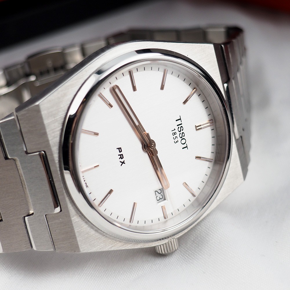Tissot PRX Quartz 40mm White Men's Watch T137.410.11.031.00