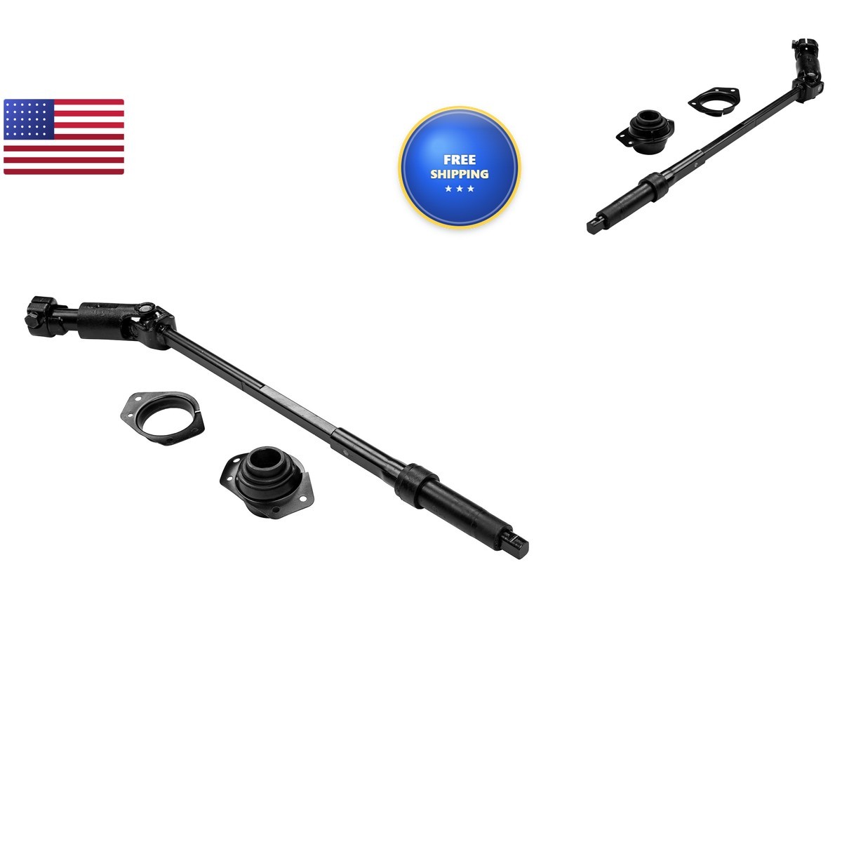 Flynsu 52078705 Lower Intermediate Steering Shaft For Jeep Wrangler TJ 1997-2001