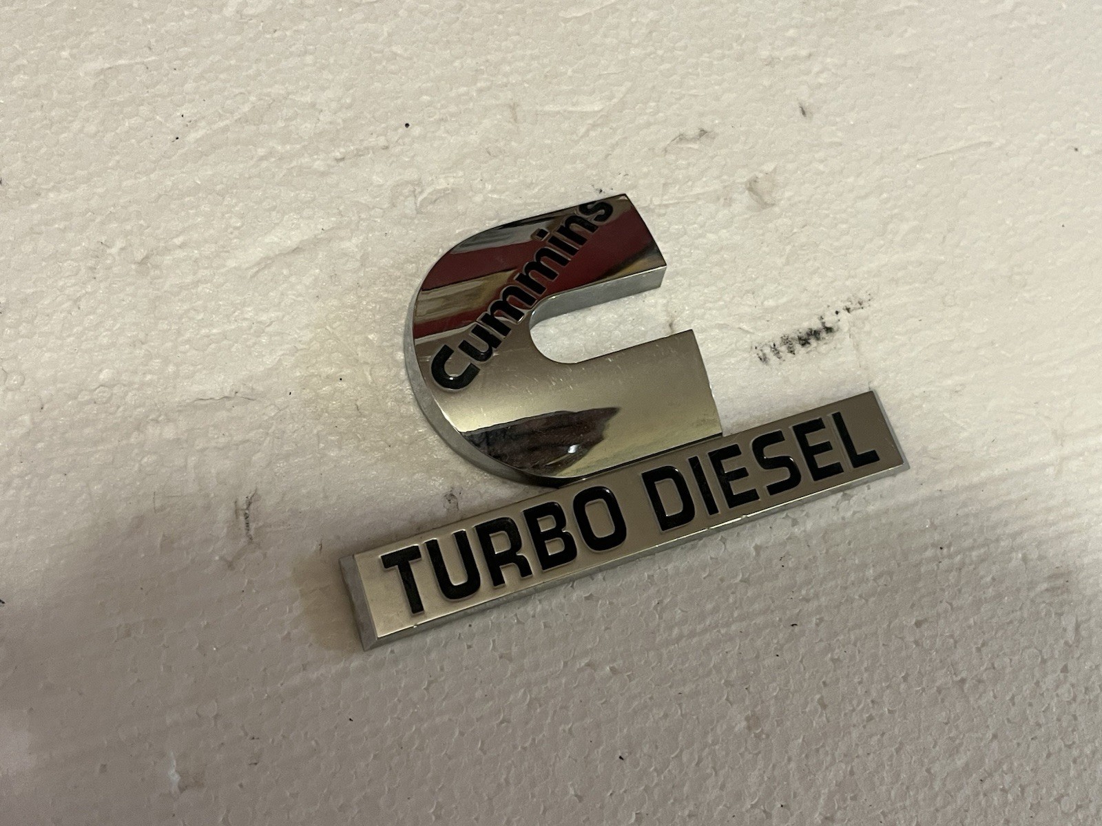 2006-2012 Dodge Ram Truck Cummins Turbo Diesel Fender Badge Emblem 55078116AA OE 2006-2012 Dodge Ram Truck Cummins Turbo Diesel Fender Badge Emblem 55078116AA OE