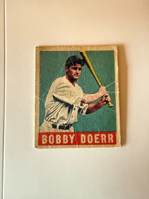 1948 Leaf #83 Bobby Doerr Boston Red Sox HOF FAIR/GOOD