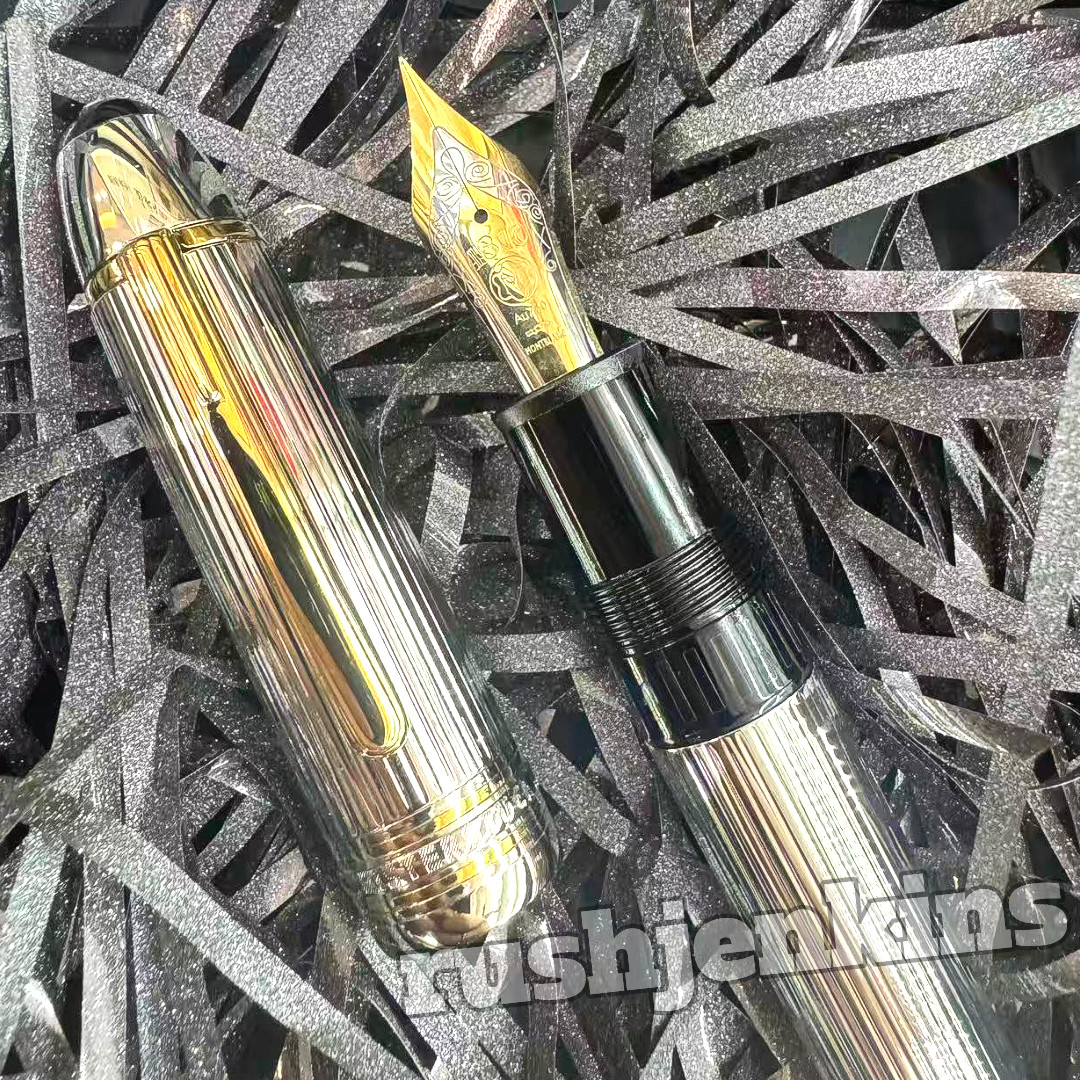 MONTBLANC Meisterstück Fountain Pen 149 Silver Pin Stripe w/ Box MONTBLANC Meisterstück Fountain Pen 149 Silver Pin Stripe w/ Box