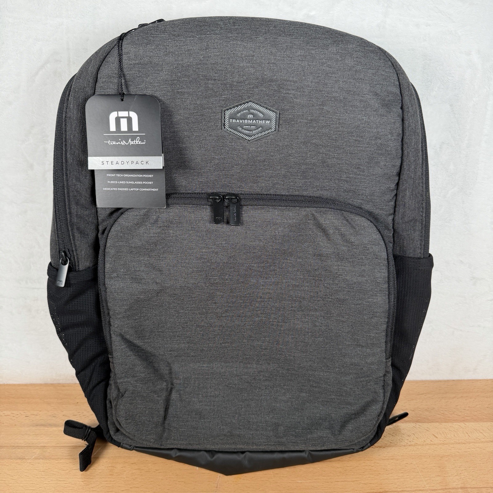 NWT Travis Mathew Steadypack Backpack - Charcoal Performance Laptop/Travel Bag NWT Travis Mathew Steadypack Backpack - Charcoal Performance Laptop/Travel Bag
