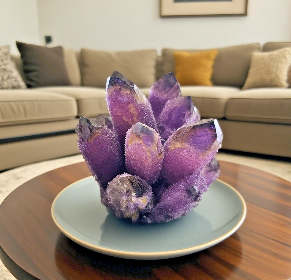 300g+ Natural Rare Large Raw Deep Amethyst Crystal Cluster Mineral Specimens 300g+ Natural Rare Large Raw Deep Amethyst Crystal Cluster Mineral Specimens