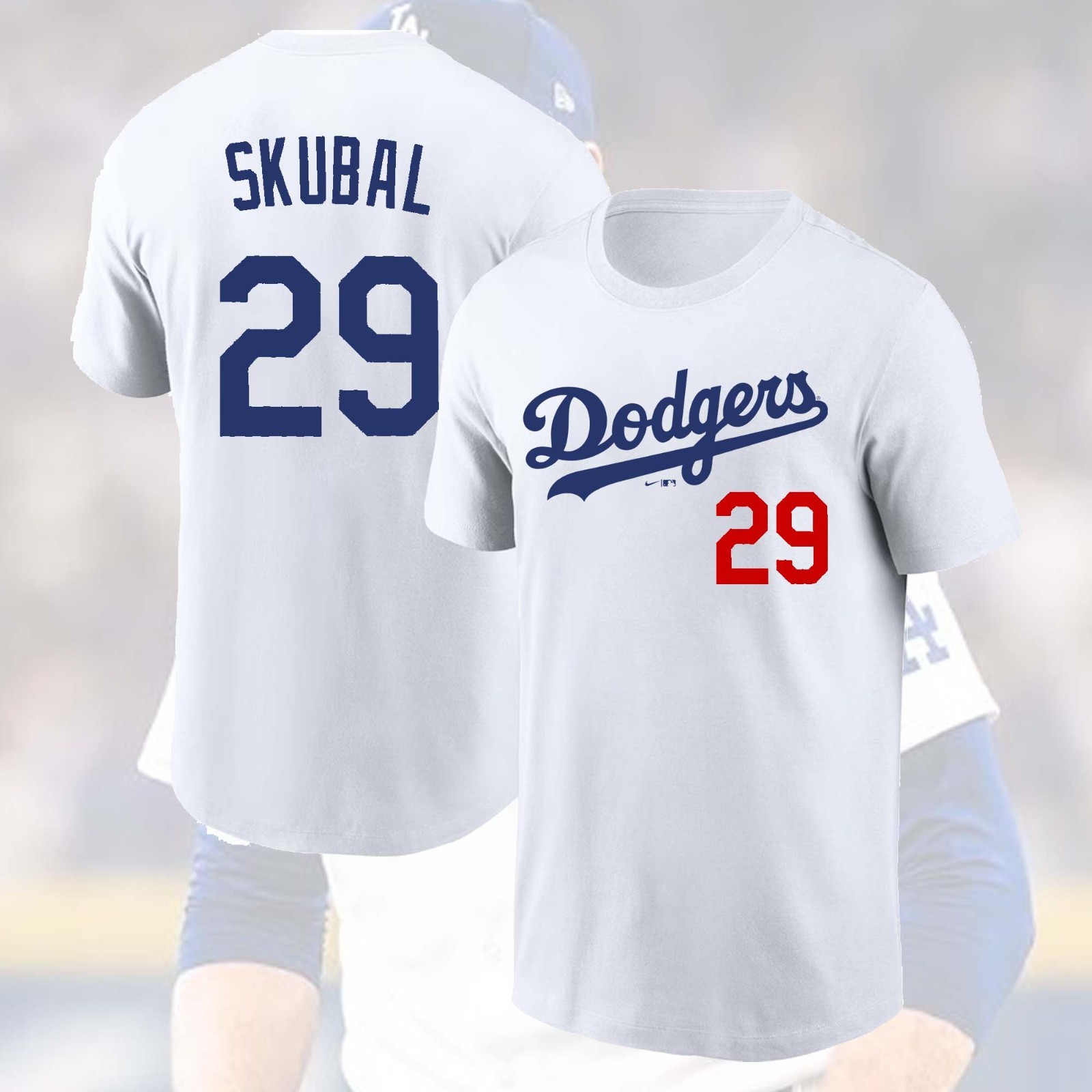 WELCOME - Tarik Skubal #29 Los Angeles Dodgers Team 2026 Player Name And Number