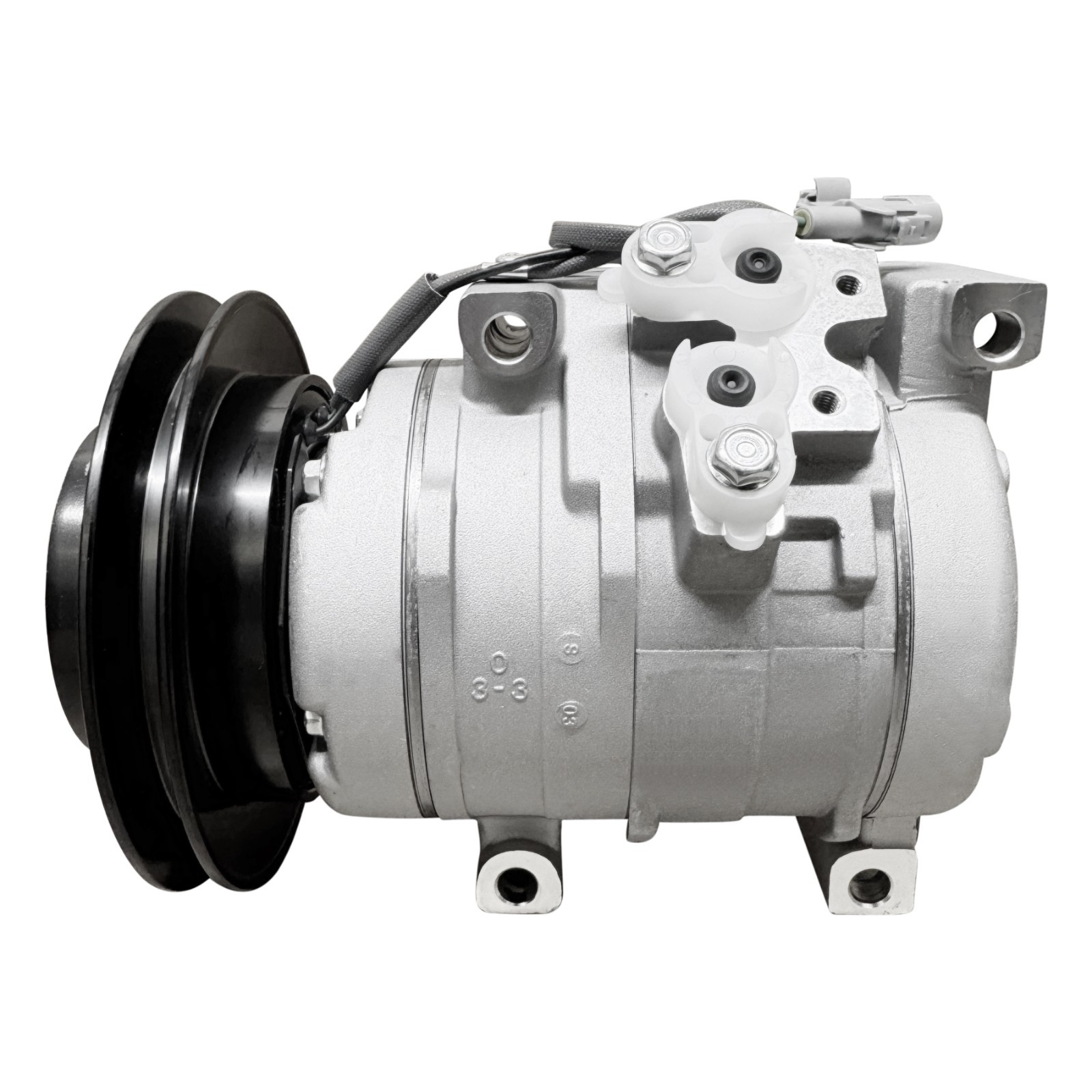 RYC New AC Compressor AD-1955N Fits Toyota Hino (12 Volt), Replaces 88320-37070