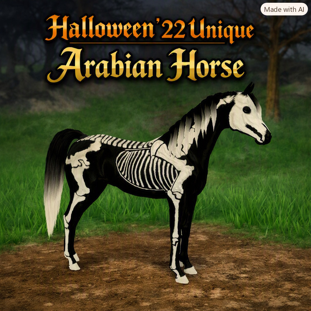 Wild Horse Islands - TROWBACK EVENT HALLOWEEN 22 UNIQUE ARABIAN HORSE