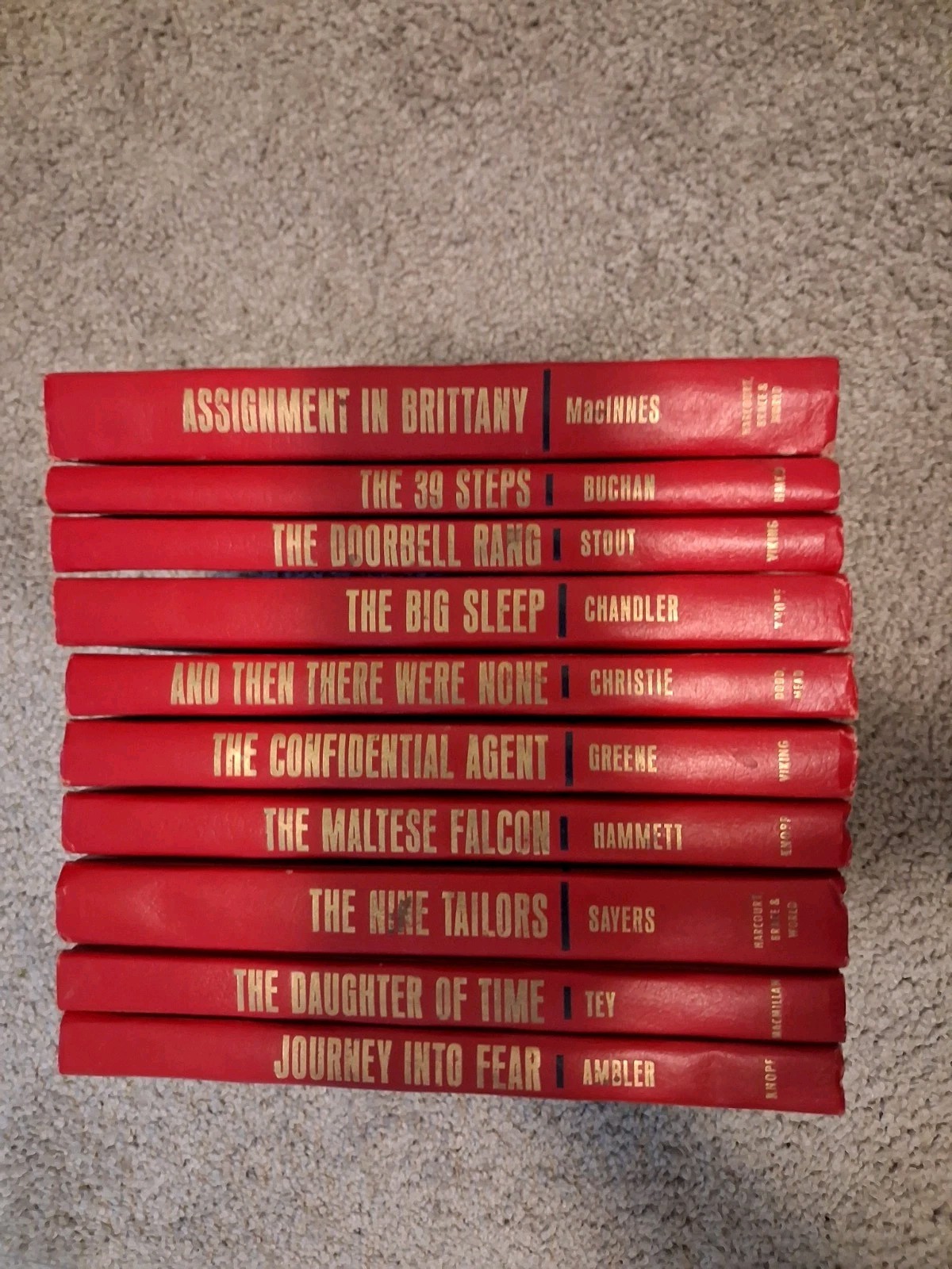 Mystery and Dective VINTAGE 10 Volume Book Set 1960s Mystery and Dective VINTAGE 10 Volume Book Set 1960s