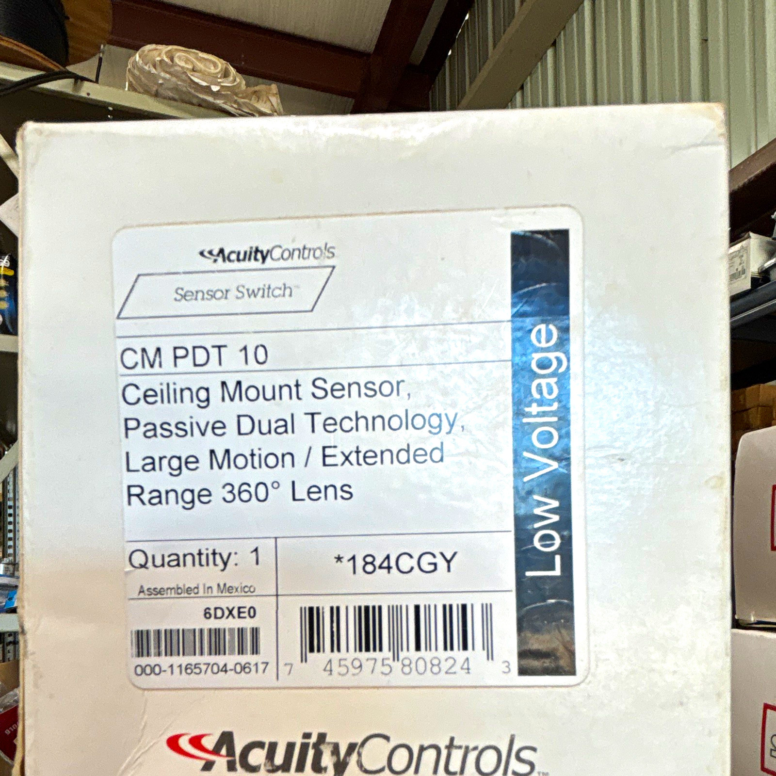 Acuity Controls CM PDT 10 PDT Passive Infrared Ceiling Mount 360 Low Voltage